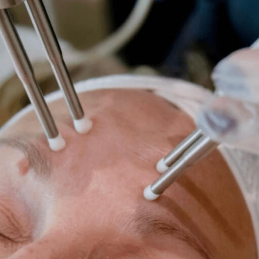 a treatment taking place